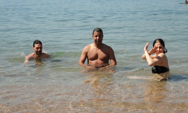 Baignade après la plongée.