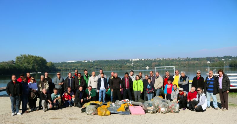 Nettoyage des étangs de Cergy le 01/10