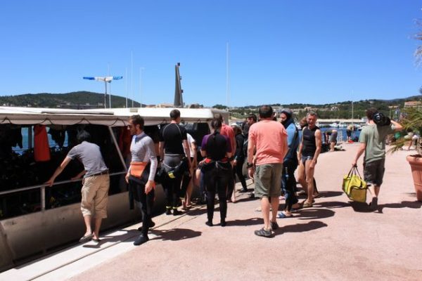 Samedi après-midi : dernier embarquement.